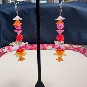Floral Multicolor Earrings